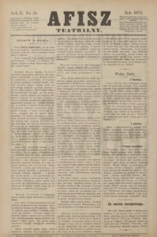 Afisz Teatralny.R.2, nr 51 (18 grudnia 1872) + dod.