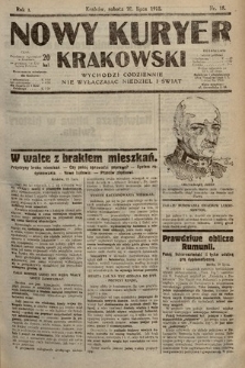 Nowy Kuryer Krakowski. 1918, nr 18