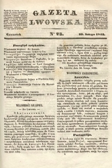 Gazeta Lwowska. 1843, nr 23