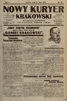 Nowy Kuryer Krakowski. 1918, nr 29