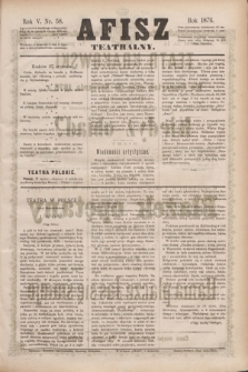 Afisz Teatralny.R.5, nr 58 (27 stycznia 1876) + dod.