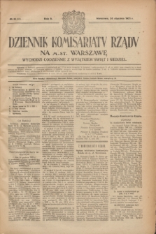 Dziennik Komisarjatu Rządu na M. St. Warszawę.R.2, № 15 (20 stycznia 1921) = № 52
