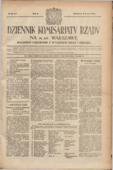 Dziennik Komisarjatu Rządu na M. St. Warszawę.R.2, nr 50 (3 marca 1921) = nr