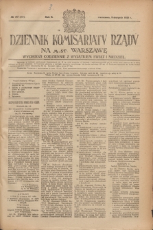 Dziennik Komisarjatu Rządu na M. St. Warszawę.R.2, № 177 (9 sierpnia 1921) = № 304