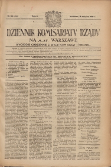 Dziennik Komisarjatu Rządu na M. St. Warszawę.R.2, № 182 (16 sierpnia 1921) = № 309