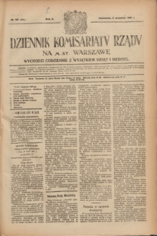 Dziennik Komisarjatu Rządu na M. St. Warszawę.R.2, № 197 (2 września 1921) = № 324