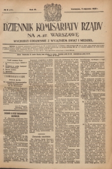 Dziennik Komisarjatu Rządu na M. St. Warszawę.R.3, № 8 (11 stycznia 1922) = № 340