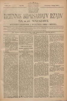 Dziennik Komisarjatu Rządu na M. St. Warszawę.R.3, № 28 (4 lutego 1922) = № 360