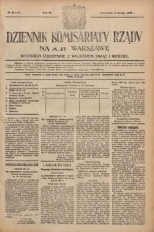 Dziennik Komisarjatu Rządu na M. St. Warszawę.R.3, № 31 (8 lutego 1922) = № 363