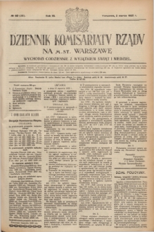 Dziennik Komisarjatu Rządu na M. St. Warszawę.R.3, № 50 (2 marca 1922) = № 382