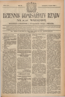 Dziennik Komisarjatu Rządu na M. St. Warszawę.R.3, № 51 (3 marca 1922) = № 383