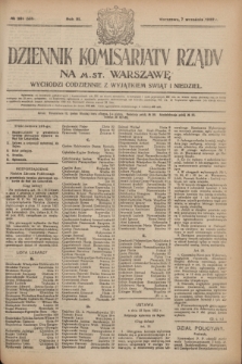 Dziennik Komisarjatu Rządu na M. St. Warszawę.R.3, № 201 (7 września 1922) = № 533