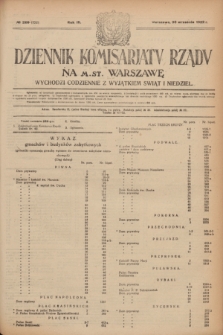 Dziennik Komisarjatu Rządu na M. St. Warszawę.R.3, № 220 (30 września 1922) = № 552