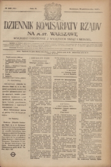Dziennik Komisarjatu Rządu na M. St. Warszawę.R.3, № 230 (12 października 1922) = № 562
