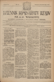 Dziennik Komisarjatu Rządu na M. St. Warszawę.R.3, № 244 (28 października 1922) = № 576