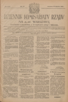 Dziennik Komisarjatu Rządu na M. St. Warszawę.R.4, № 11 (15 stycznia 1923) = № 636