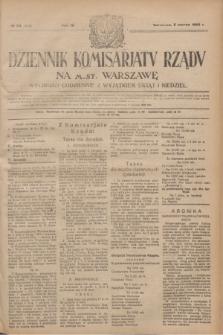 Dziennik Komisarjatu Rządu na M. St. Warszawę.R.4, № 53 (6 marca 1923) = № 678