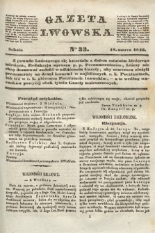 Gazeta Lwowska. 1843, nr 33