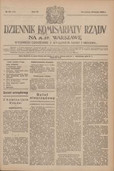 Dziennik Komisarjatu Rządu na M. St. Warszawę.R.4, № 115 (26 maja 1923) = № 740