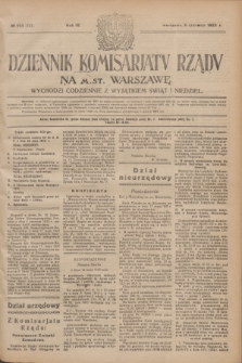 Dziennik Komisarjatu Rządu na M. St. Warszawę.R.4, № 123 (6 czerwca 1923) = № 747