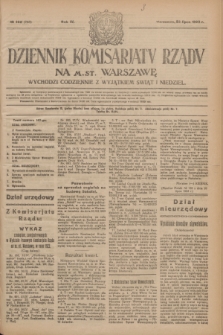 Dziennik Komisarjatu Rządu na M. St. Warszawę.R.4, № 162 (23 lipca 1923) = № 786