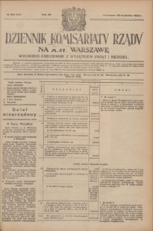 Dziennik Komisarjatu Rządu na M. St. Warszawę.R.4, № 216 (26 września 1923) = № 840