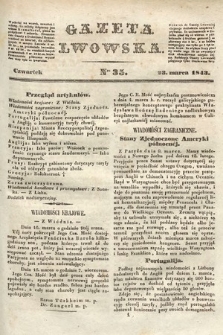 Gazeta Lwowska. 1843, nr 35
