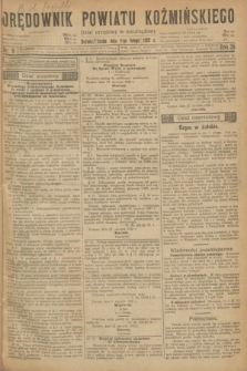 Orędownik Powiatu Koźmińskiego. R.35, nr 9 (1 lutego 1922)