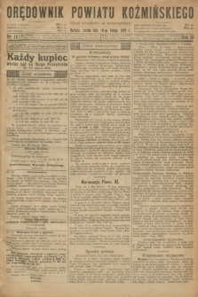 Orędownik Powiatu Koźmińskiego. R.35, nr 13 (15 lutego 1922)