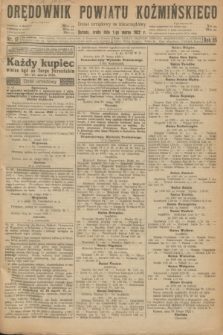 Orędownik Powiatu Koźmińskiego. R.35, nr 17 (1 marca 1922)