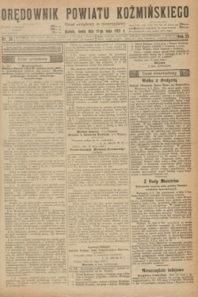 Orędownik Powiatu Koźmińskiego. R.35, nr 39 (17 maja 1922)