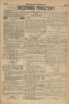 Orędownik Powiatowy. R.35, nr 84 (21 października 1922)