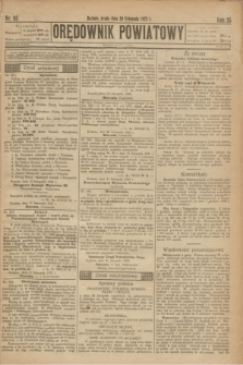 Orędownik Powiatowy. R.35, nr 95 (29 listopada 1922)