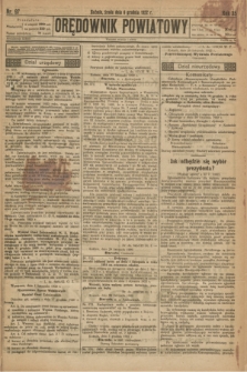 Orędownik Powiatowy. R.35, nr 97 (6 grudnia 1922)