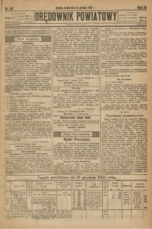 Orędownik Powiatowy. R.35, nr 99 (13 grudnia 1922)