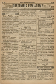 Orędownik Powiatowy. R.35, nr 100 (16 grudnia 1922) + dod.