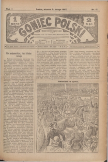 Goniec Polski.R.1, nr 17 (5 lutego 1907)