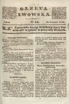 Gazeta Lwowska. 1843, nr 45