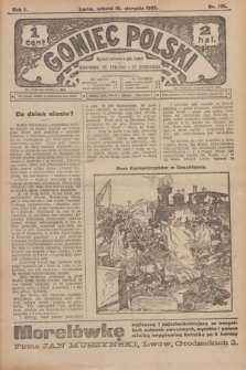 Goniec Polski.R.1, nr 170 (10 sierpnia 1907)