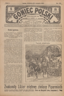 Goniec Polski.R.1, nr 176 (18 sierpnia 1907)