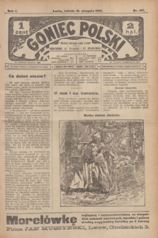 Goniec Polski.R.1, nr 187 (31 sierpnia 1907)