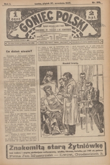 Goniec Polski.R.1, nr 210 (27 września 1907)