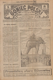 Goniec Polski.R.1, nr 223 (12 października 1907)