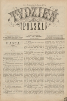 Tydzień Polski. [R.6], [T.8], nr 12 (20 kwietnia 1879)