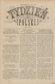 Tydzień Polski. [R.6], [T.8], nr 14 (4 maja 1879) [nakład drugi po konfiskacie]