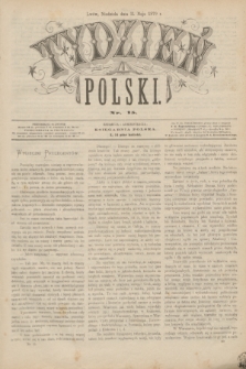 Tydzień Polski. [R.6], [T.8], nr 15 (11 maja 1879)