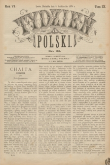 Tydzień Polski. R.6, T.9, nr 36 (5 października 1879)