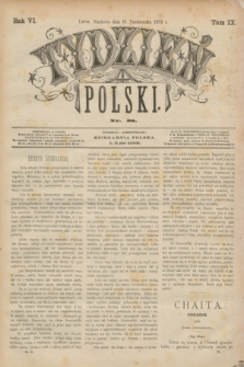 Tydzień Polski. R.6, T.9, nr 38 (19 października 1879)