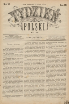 Tydzień Polski. R.6, T.9, nr 40 (2 listopada 1879)