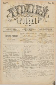 Tydzień Polski. R.6, T.9, nr 43 (23 listopada 1879)